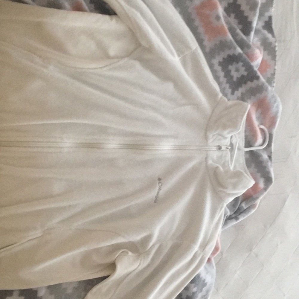 White Columbia fleece jacket